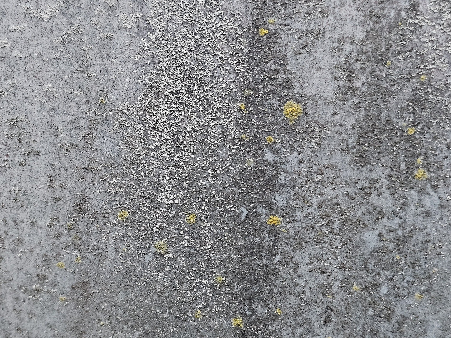 Blue fields meet the rust, orange mist on the cold steel, grit marks the shoreline