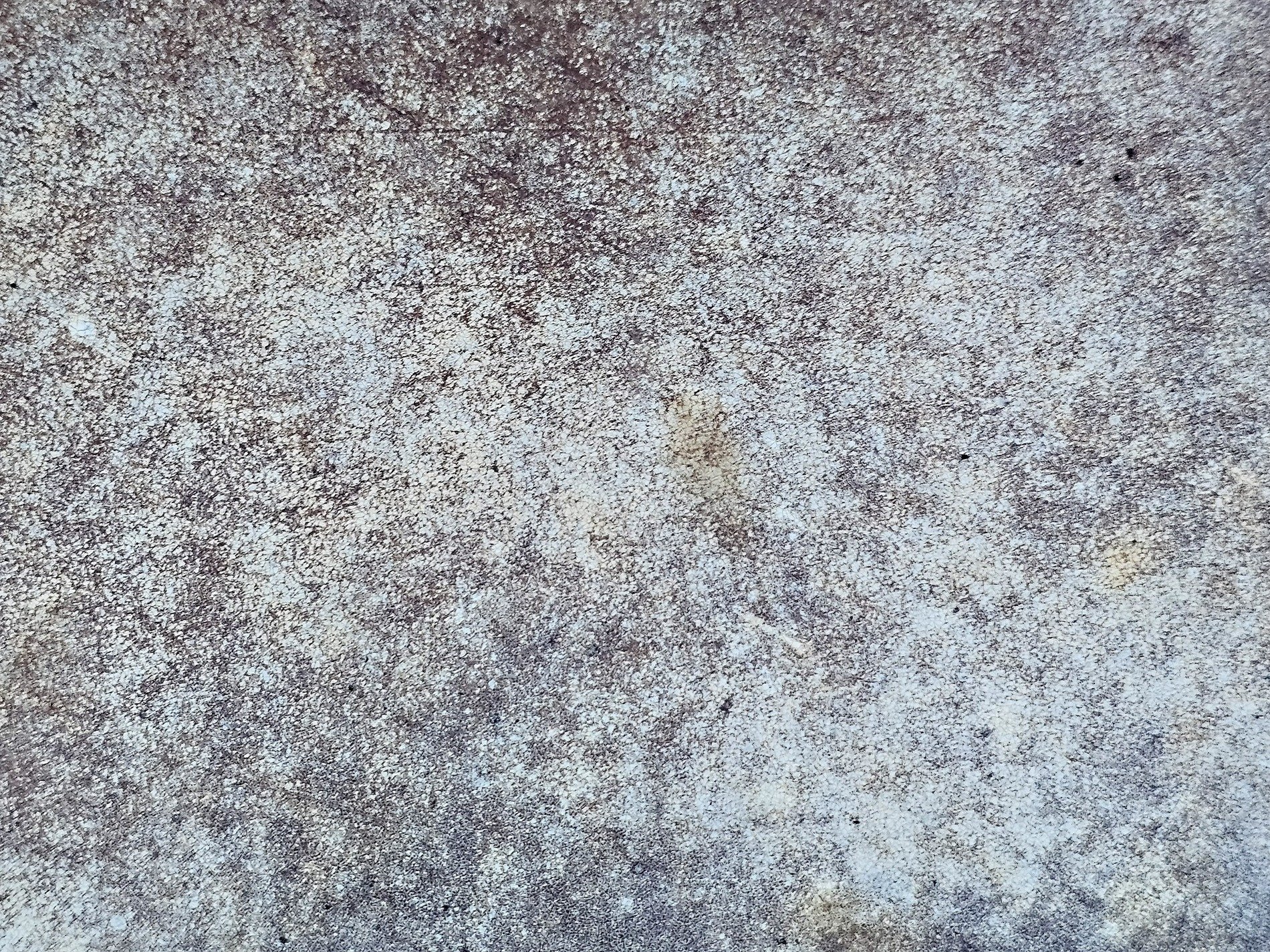 Brown skin turns to dust, white specks scatter on rust, time wears down the plate