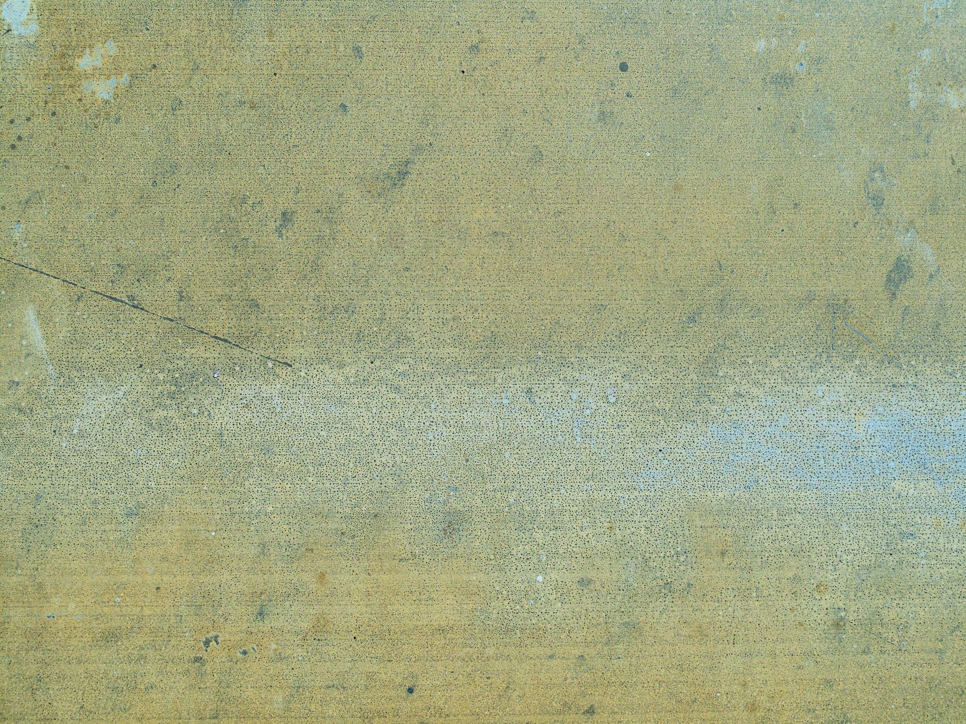 Deep rust eats the field, orange veins bleed through the skin, time leaves a thick mark