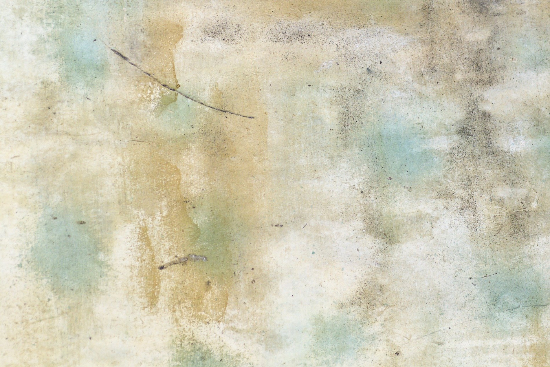 Pink roses on the wall, faded floral marks the paper, pattern holds the age