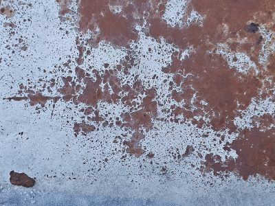 Iron turns to rust, blue paint flakes away in time, age consumes the steel