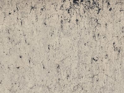 Pale paint starts to fade, dark cracks trace a silent web, time wears down the skin