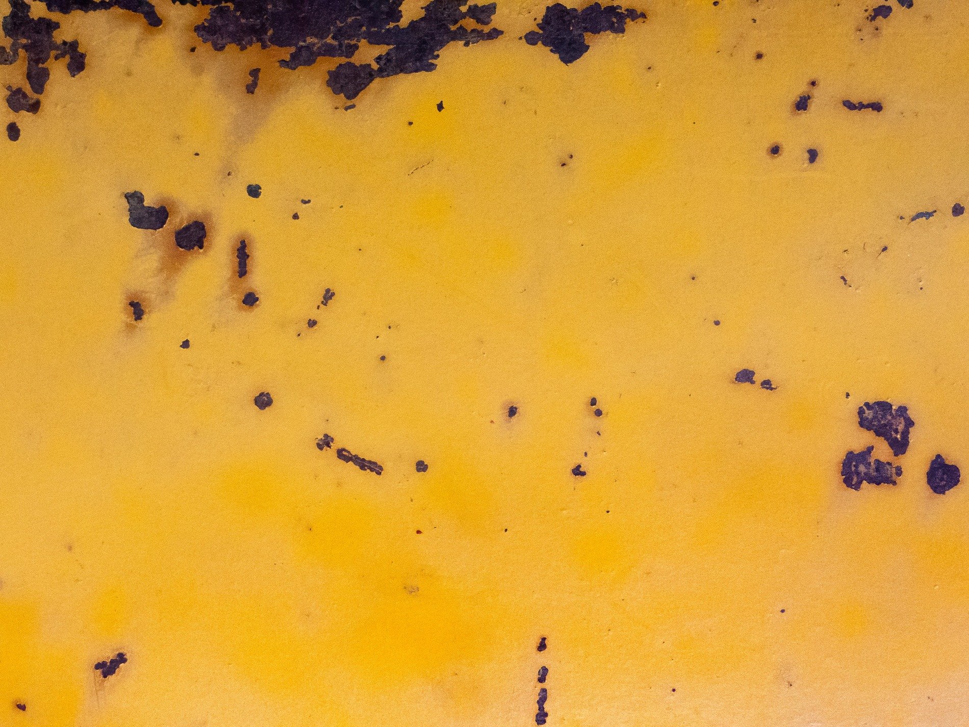 Orange waves flow thick, blue paint fades in heavy grit, years leave a deep mark