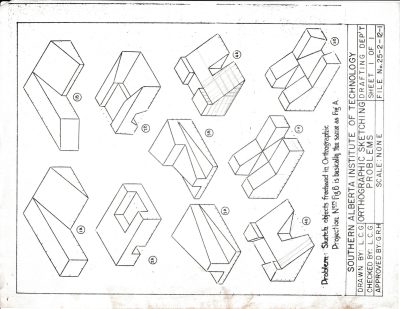 Drafting forms appear, ink rests on the aged paper, lines define the space