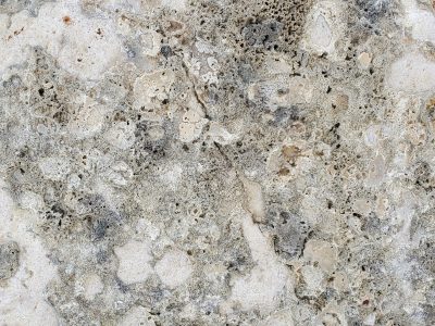 Porous stone remains, ancient layers of the earth, time is etched in dust