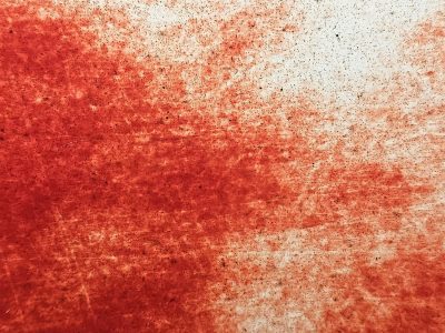 Red dust covers all, metal weeps a bloody trail, oxidation blooms