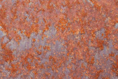 Rust blooms like fire, iron yields to the damp air, metal falls away